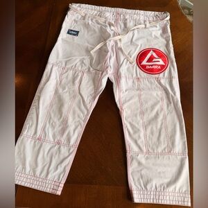 Gracie Barra Equip Gi Jiu Jitsu Mens Pants White Size  A3- Pant 1